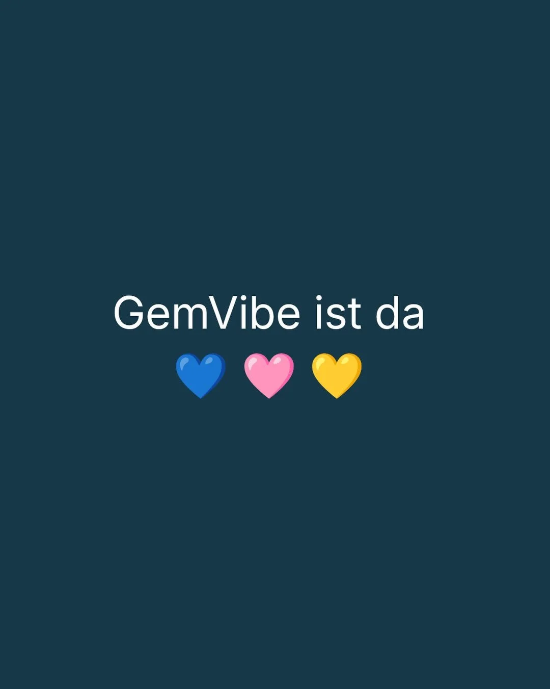 GemVibe ist da 💙🩷💛

Ab sofort findest du GemVibe bei Sch&uuml;rch Getr&auml;nke  und bei R&uuml;fenacht Getr&auml;nke. Weitere Partner folgen

Drei Vibes. Drei Flavours.
LOVE &middot; POWER &middot; VOICE

Finde deinen Vibe.
