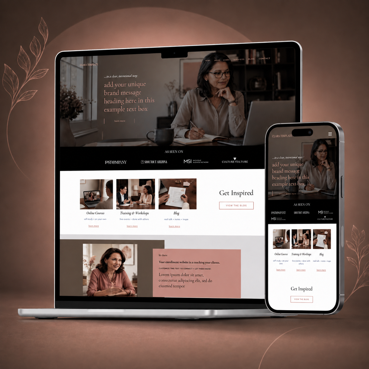 Clara Squarespace Template for Educators | Wright Site Studio