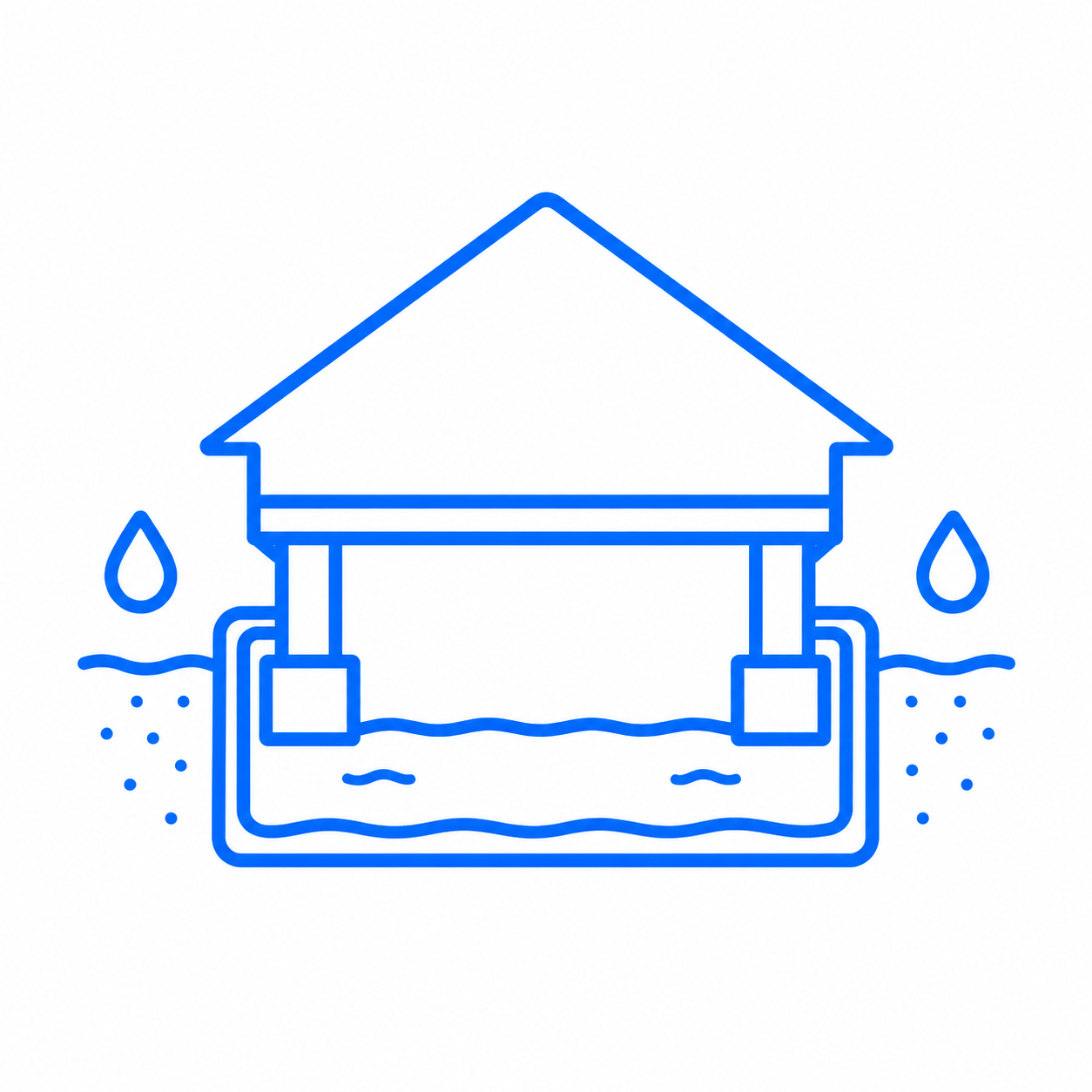 Encapsulated crawl space with sealed vapor barrier