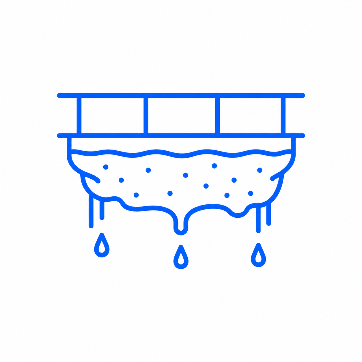 Wet, fallen crawl space insulation