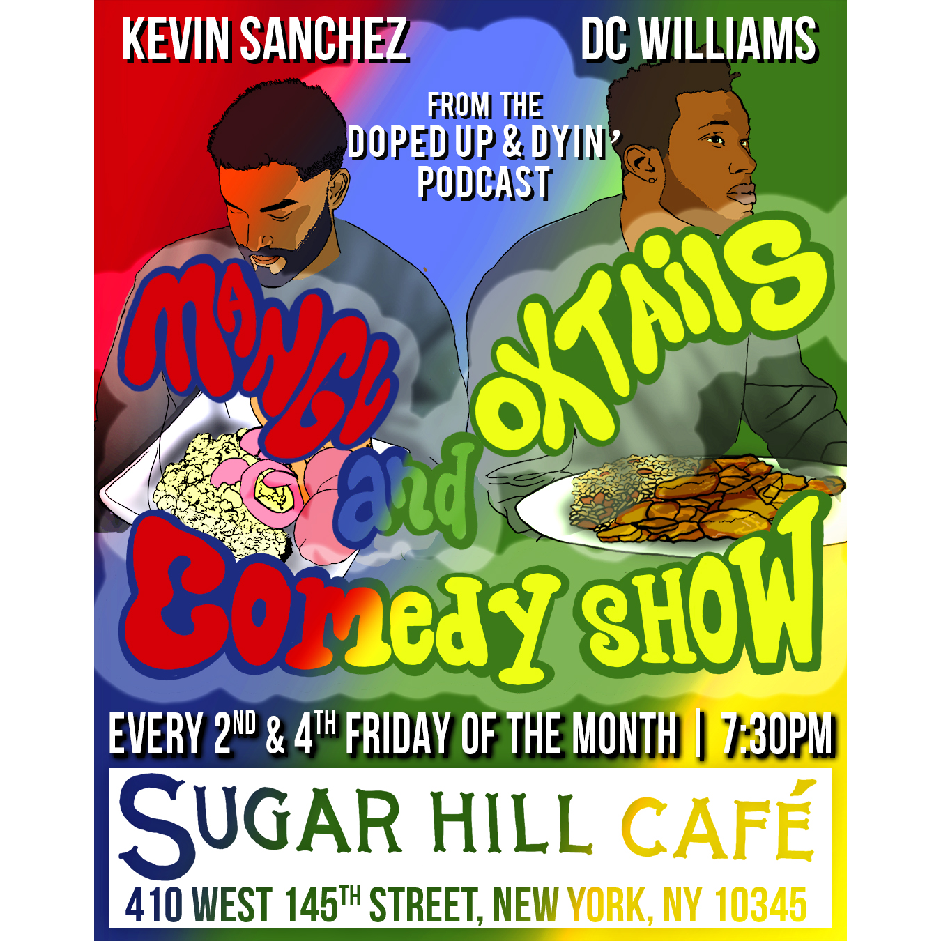 Mangu and Oxtails Comedy show flyer.png