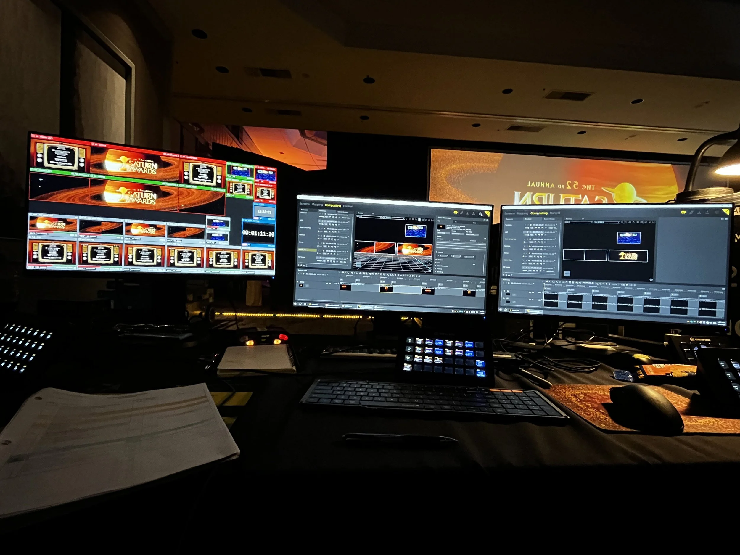 Saturn Awards 2025 - Los Angeles - Pixera Work Station