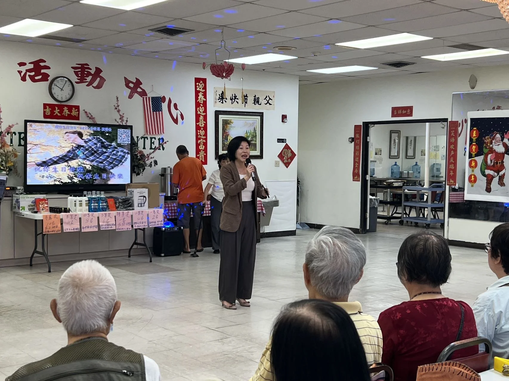 Senior Center Visit