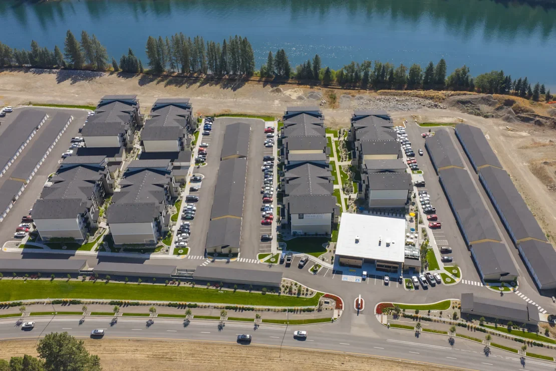 Rivers Edge CDA - 4-story multifamily apartments by the river