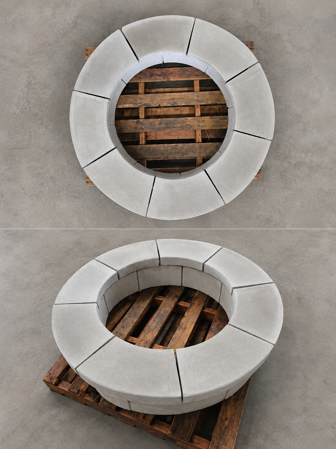 Concrete Fire Pit & Landscape Ring Blocks