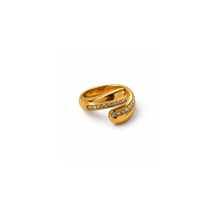 Diamond open ring