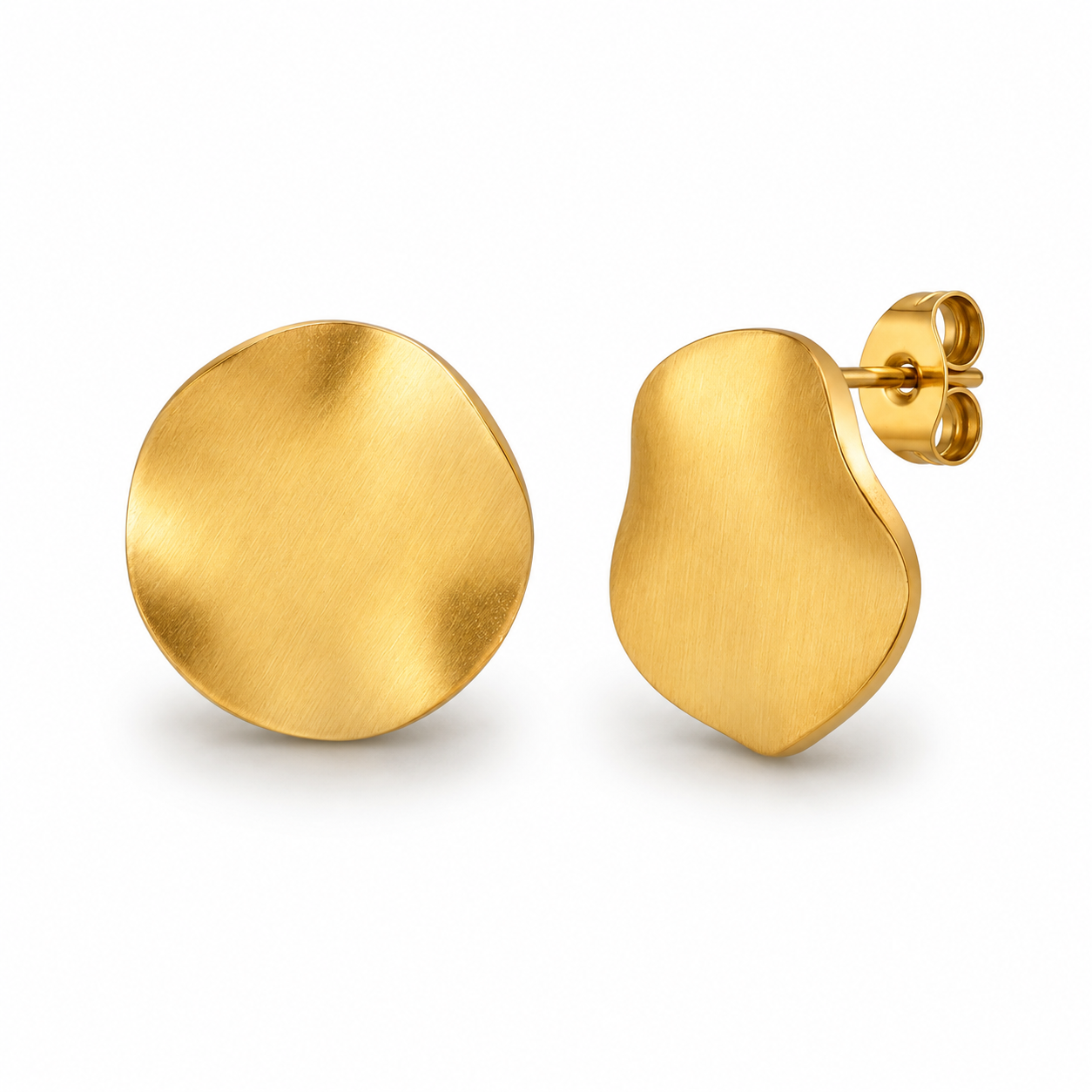 Oval earrings