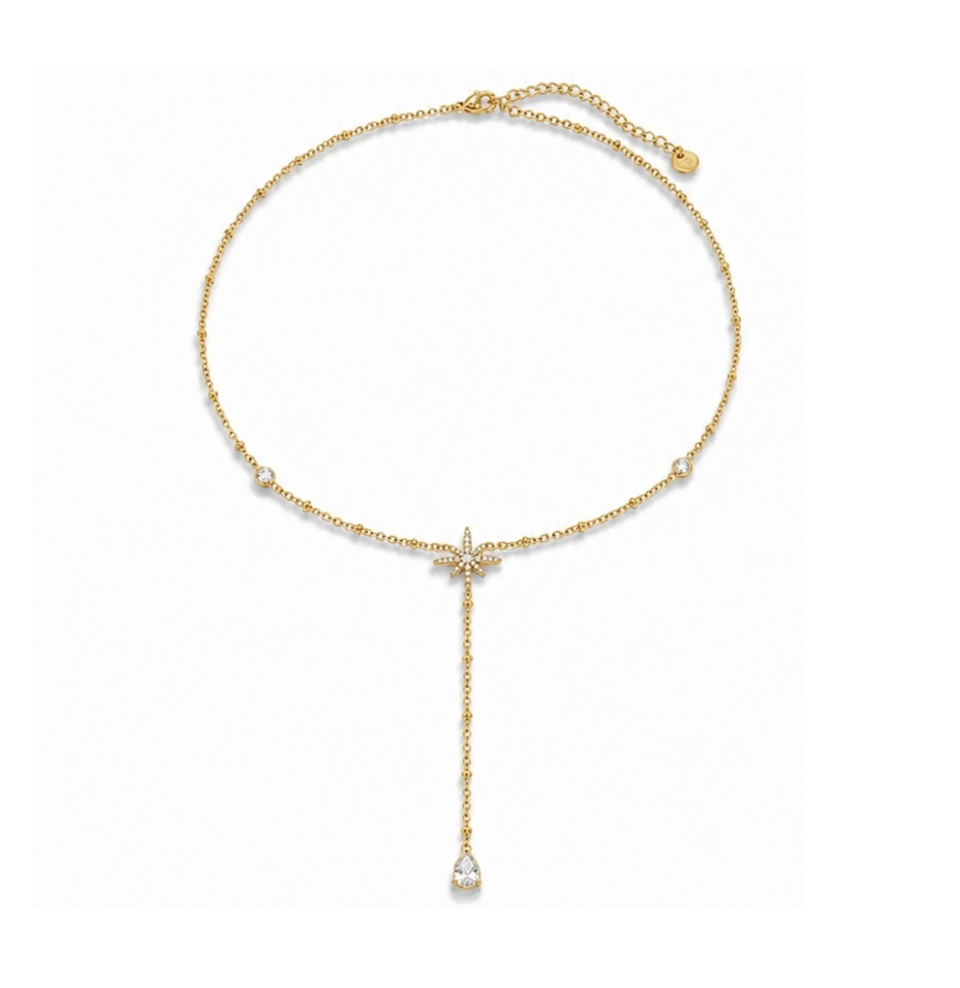 Dragonfly drop necklace