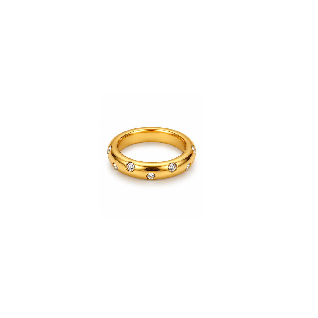 Tiny diamond ring
