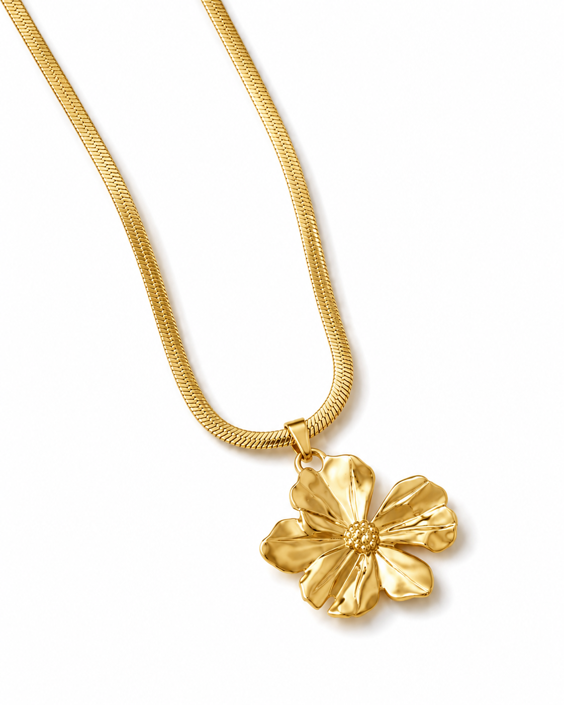Big flower necklace