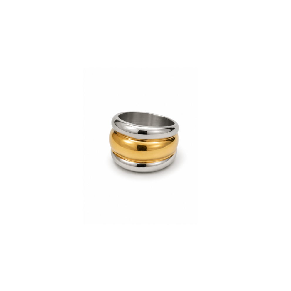 Golden-silver ring