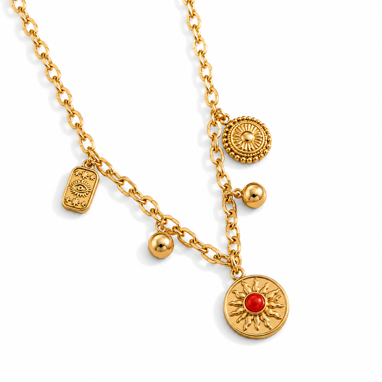 Red muse necklace
