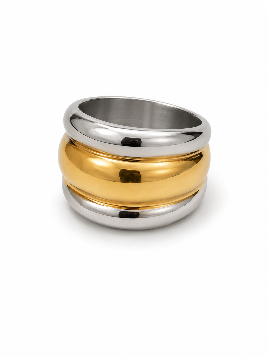 Golden-silver ring