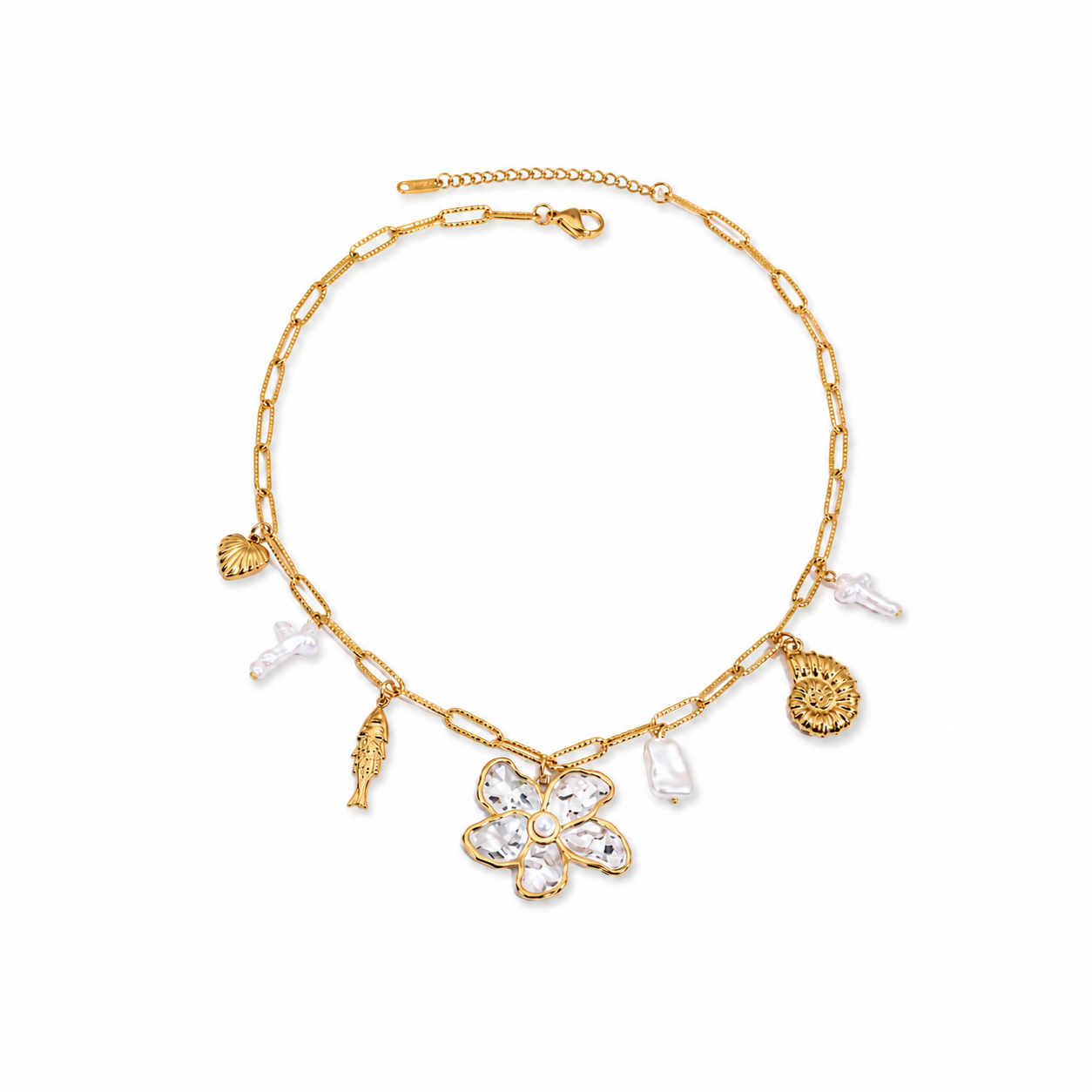 Blooming sea necklace