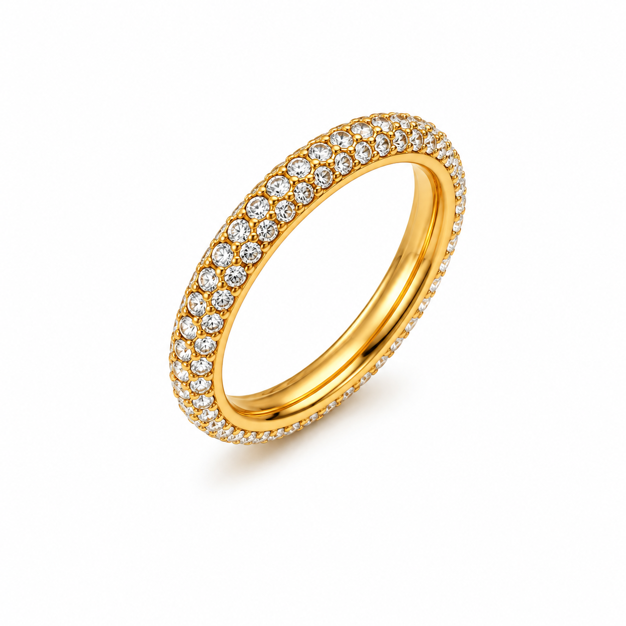 Endless sparkling ring
