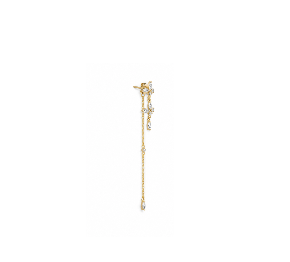 Crystal drop earring