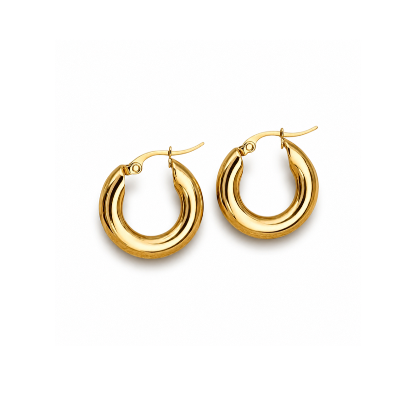 Basic hoop earrings