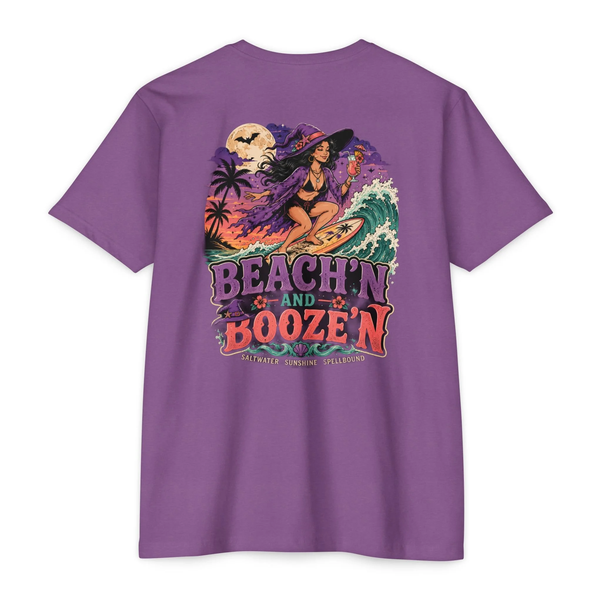 Retro Witch Surfing