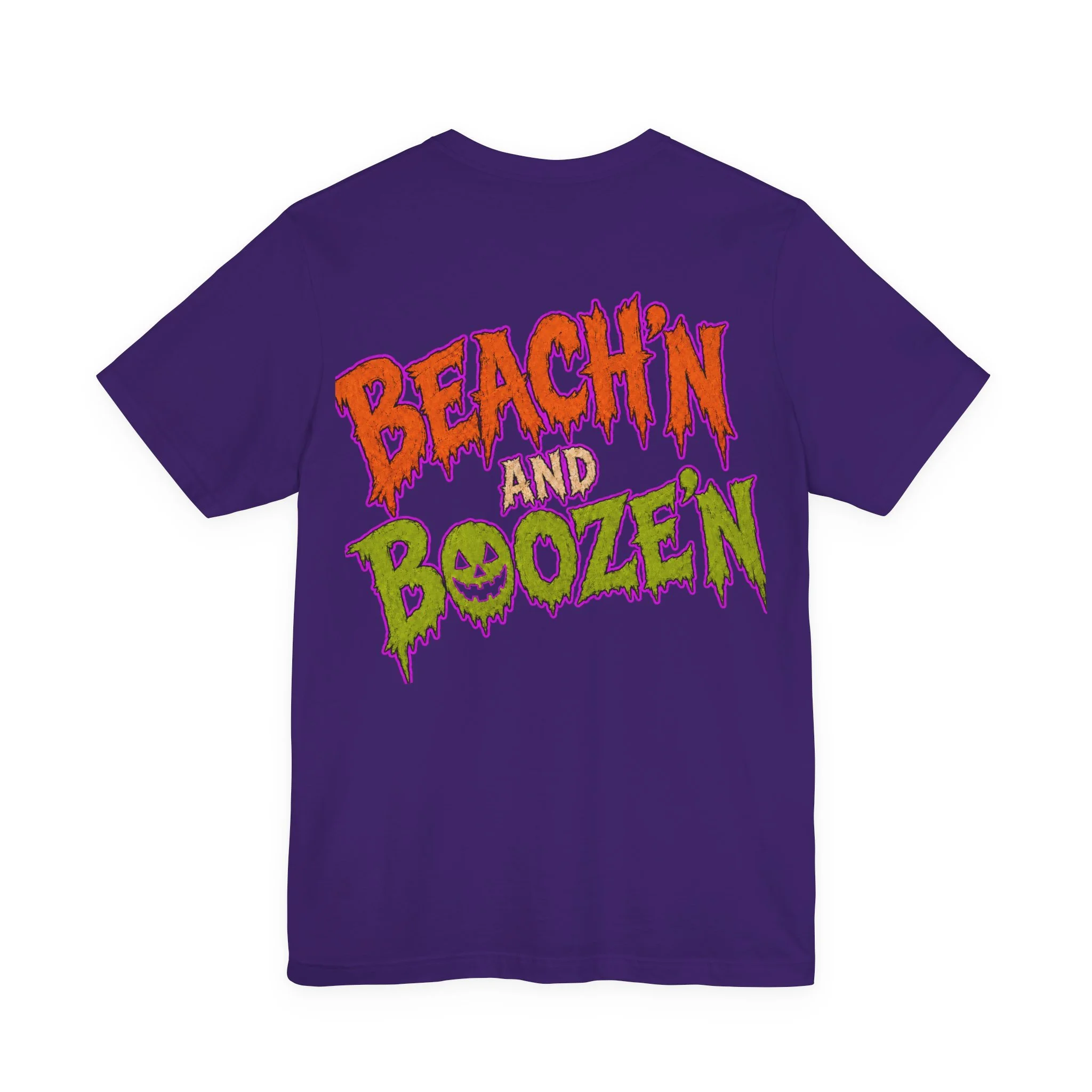 (UK) Beach'n and Boozen T-Shirt — Halloween Beach Party Tee
