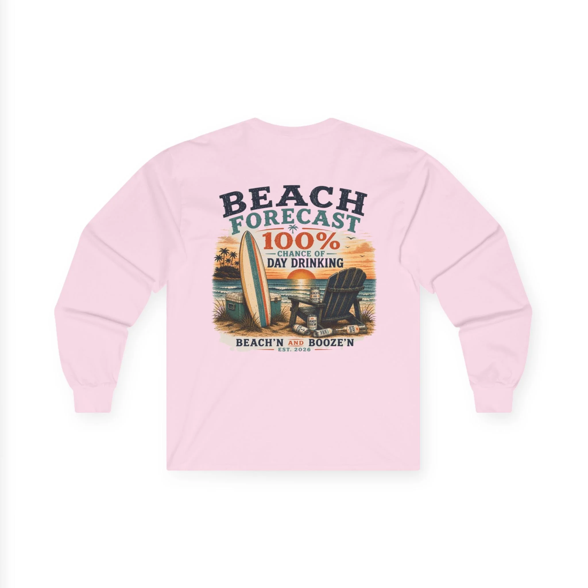 Beach Forecast Long Sleeve Tee