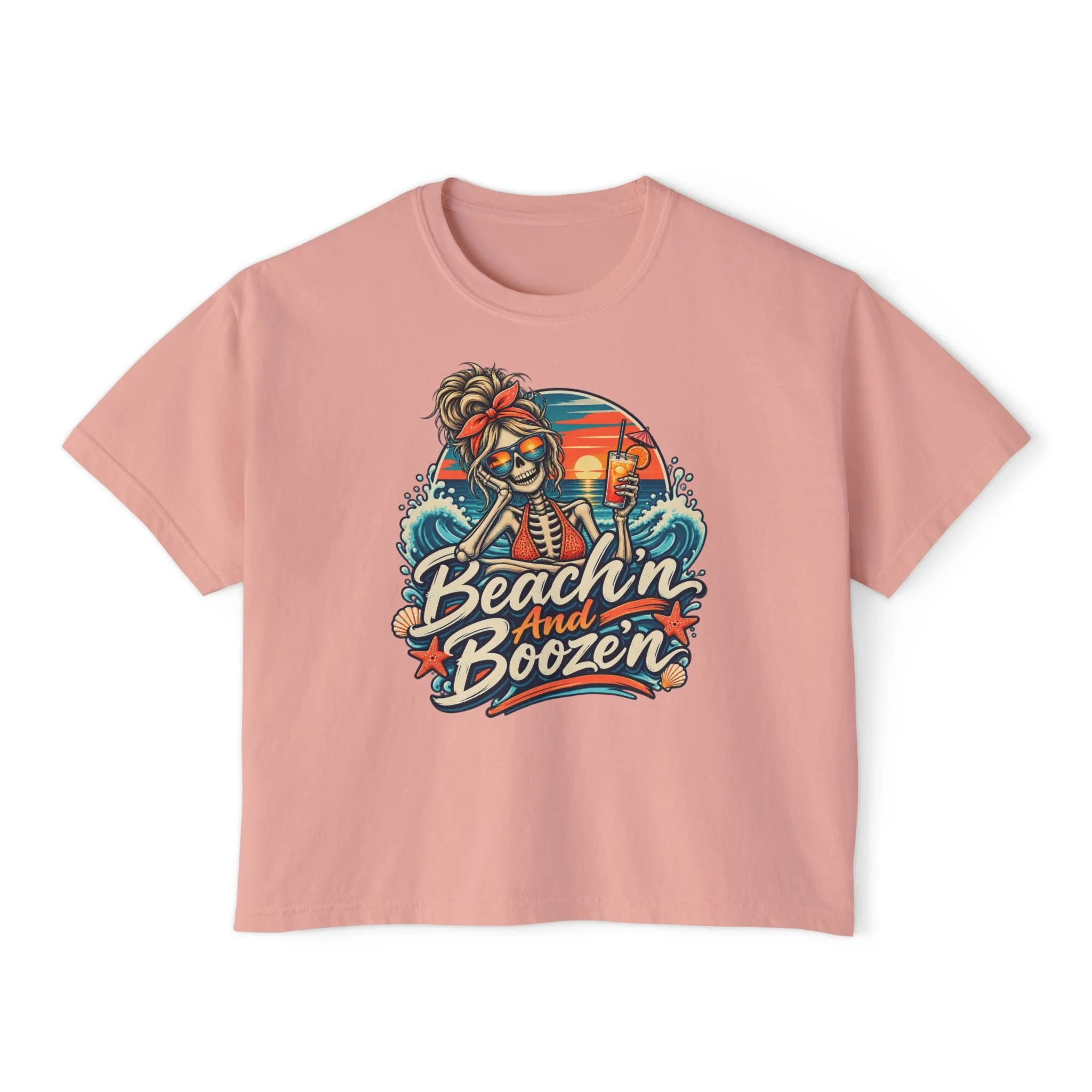 MOMSTER — Women’s Boxy Beach Party Shirt