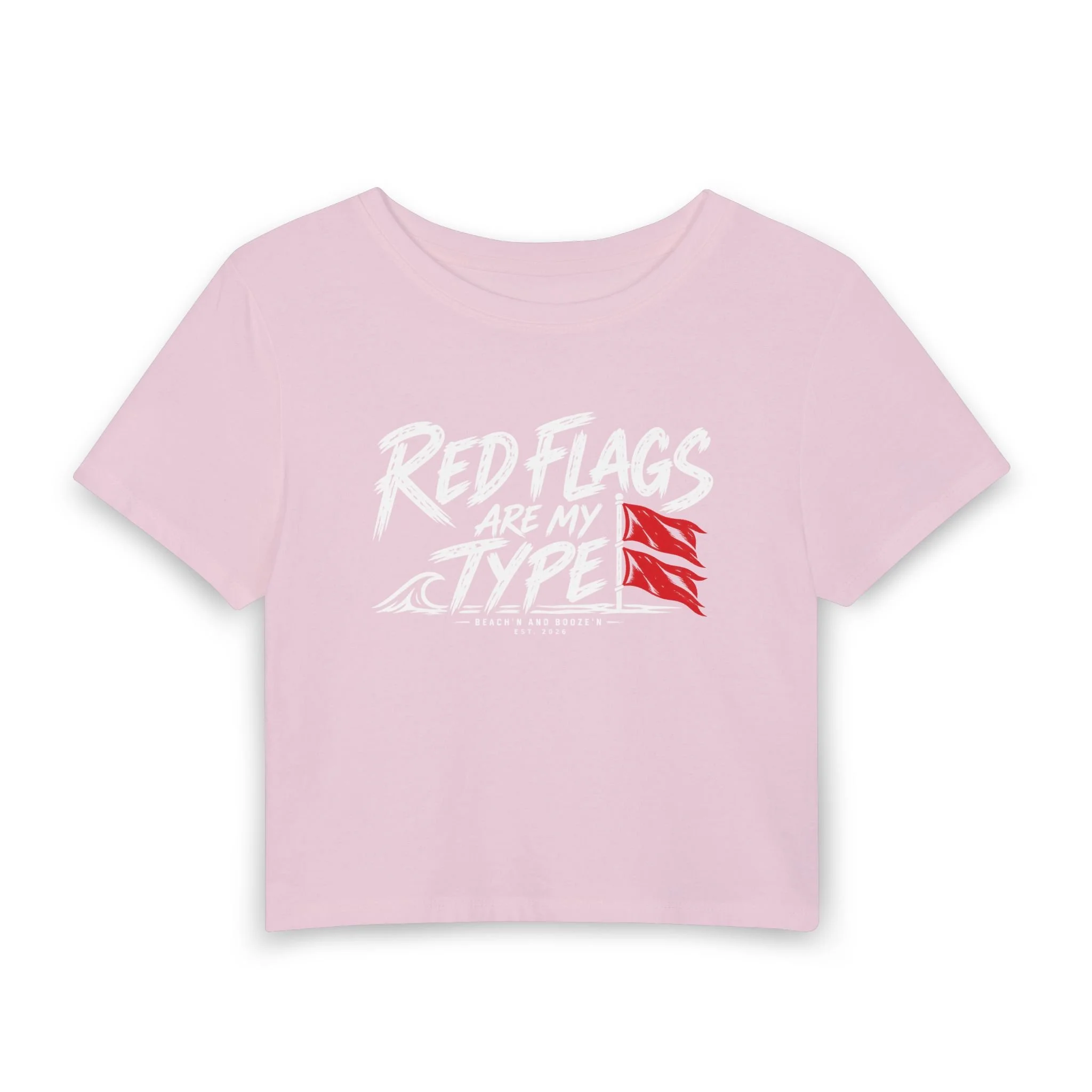 Red Flags Are My Type Women's Baby Tee