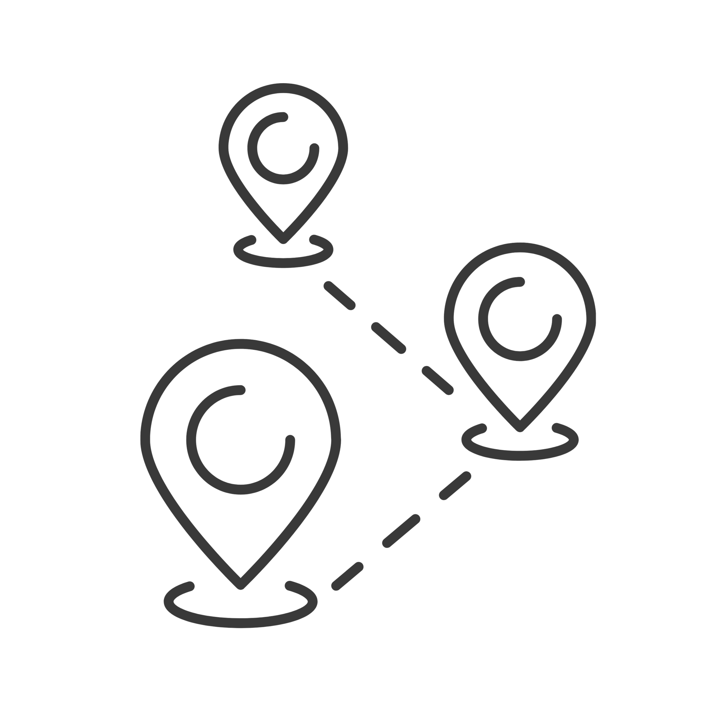 pin points mapping