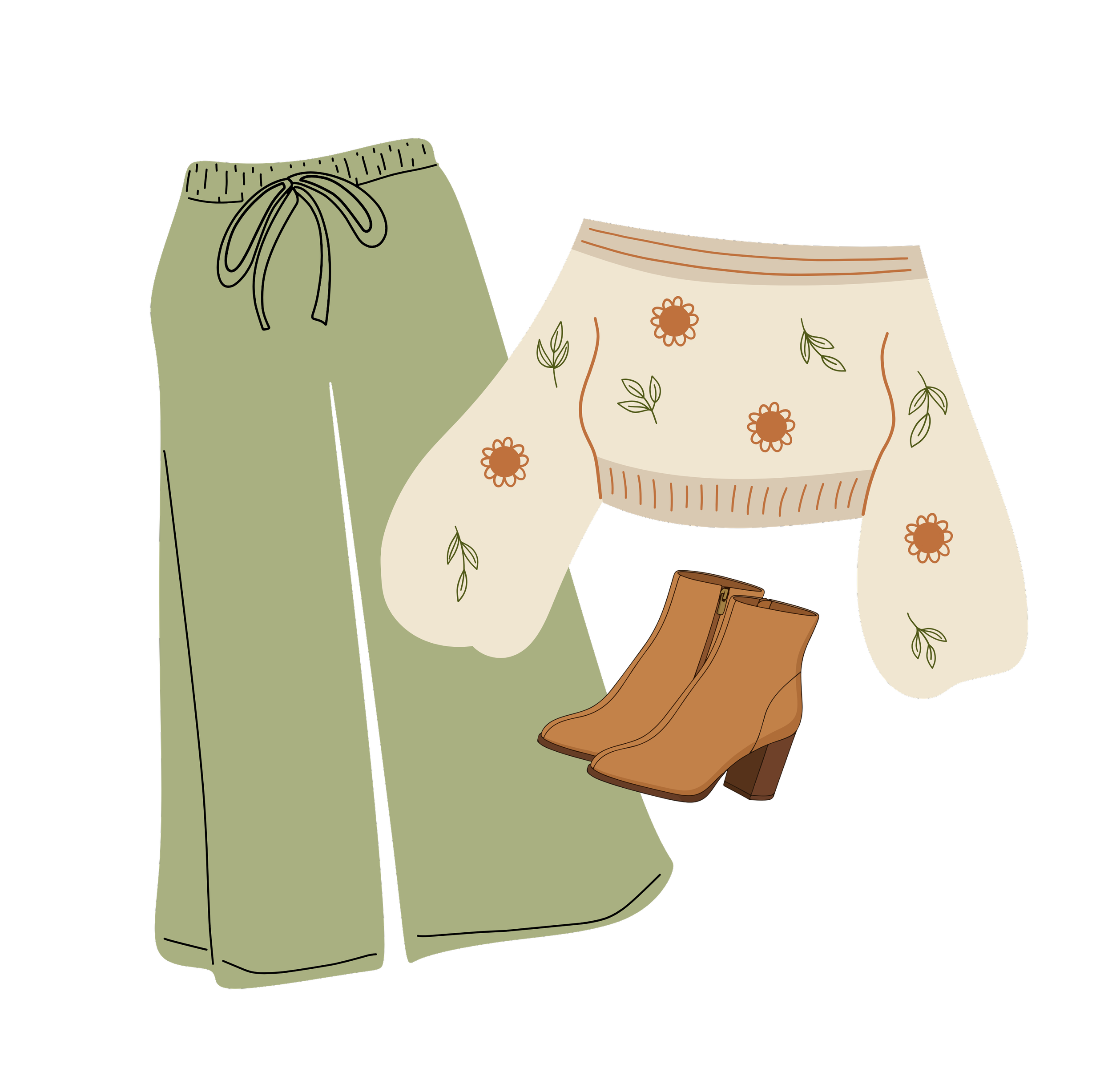 outfit layout