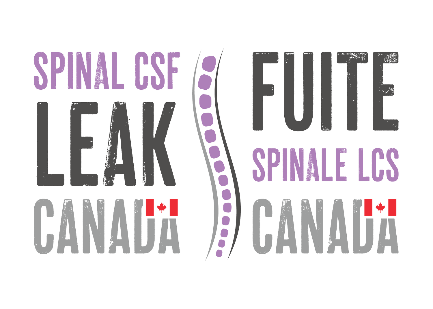 Carte du Canada illustrant les accès au canal de la faille spinale cervicale, avec un indicateur de position.
