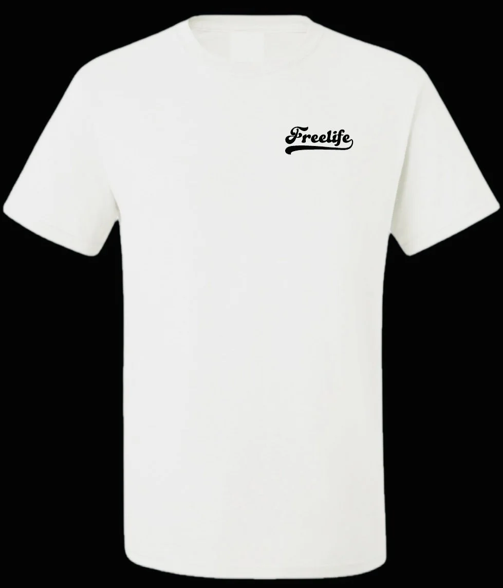White FreeLife Tee