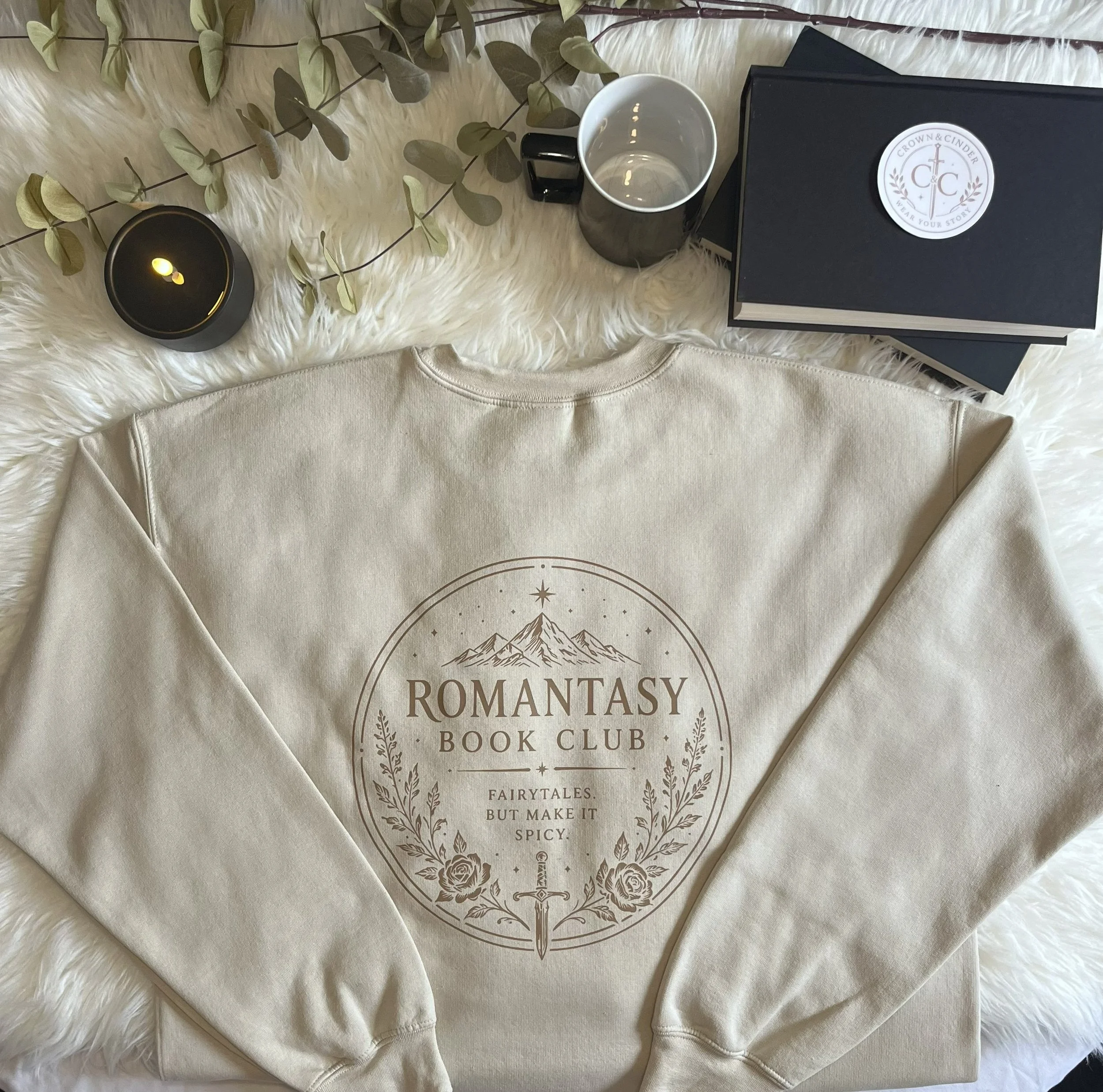 Romantasy Book Club Crewneck Back.jpeg
