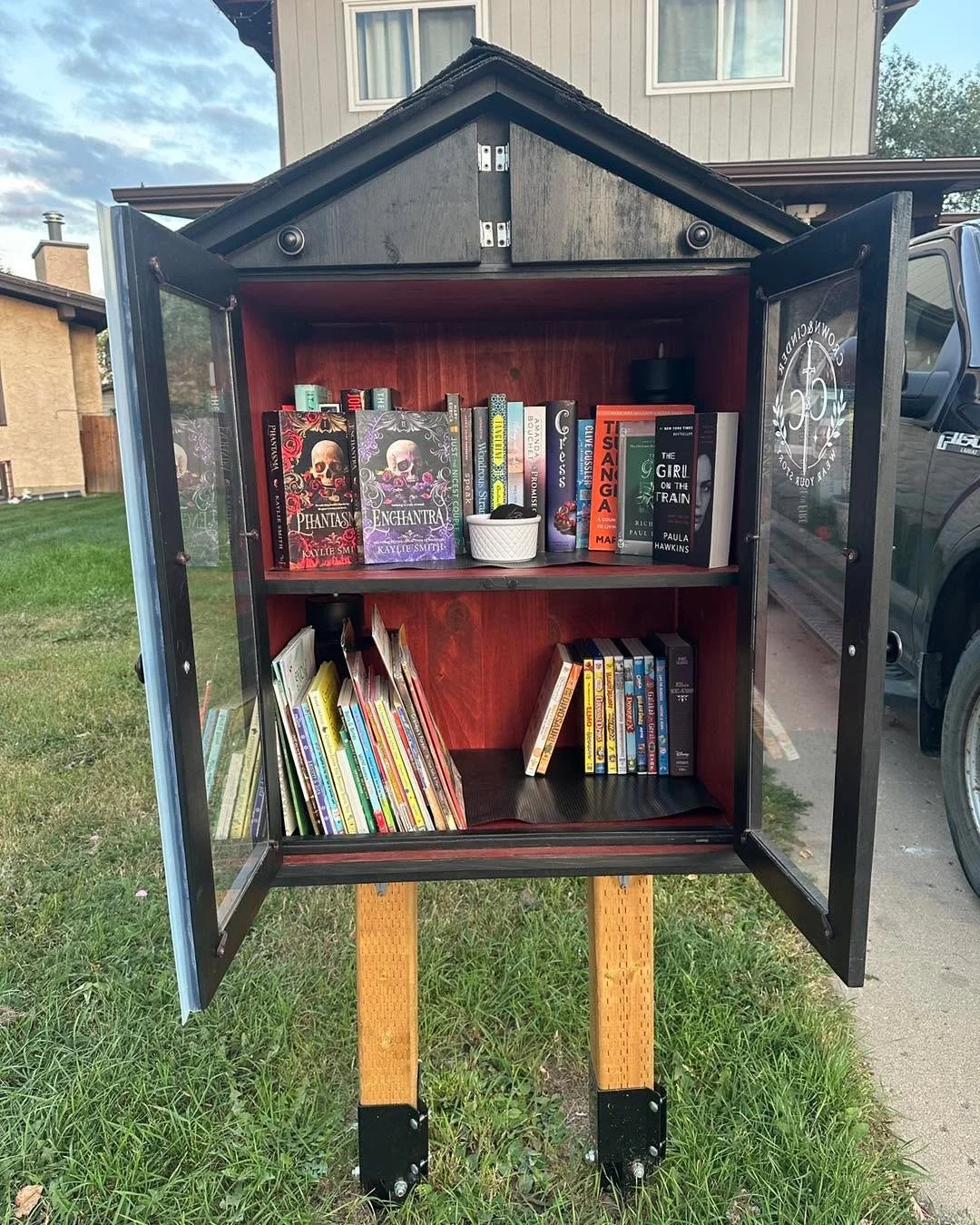 One of my favourite things about our Little Free Libraries is that there really is no &ldquo;right&rdquo; way to fill them.

The books you see me adding are sometimes brand new, sometimes donated, sometimes gently used, and occasionally they&rsquo;re