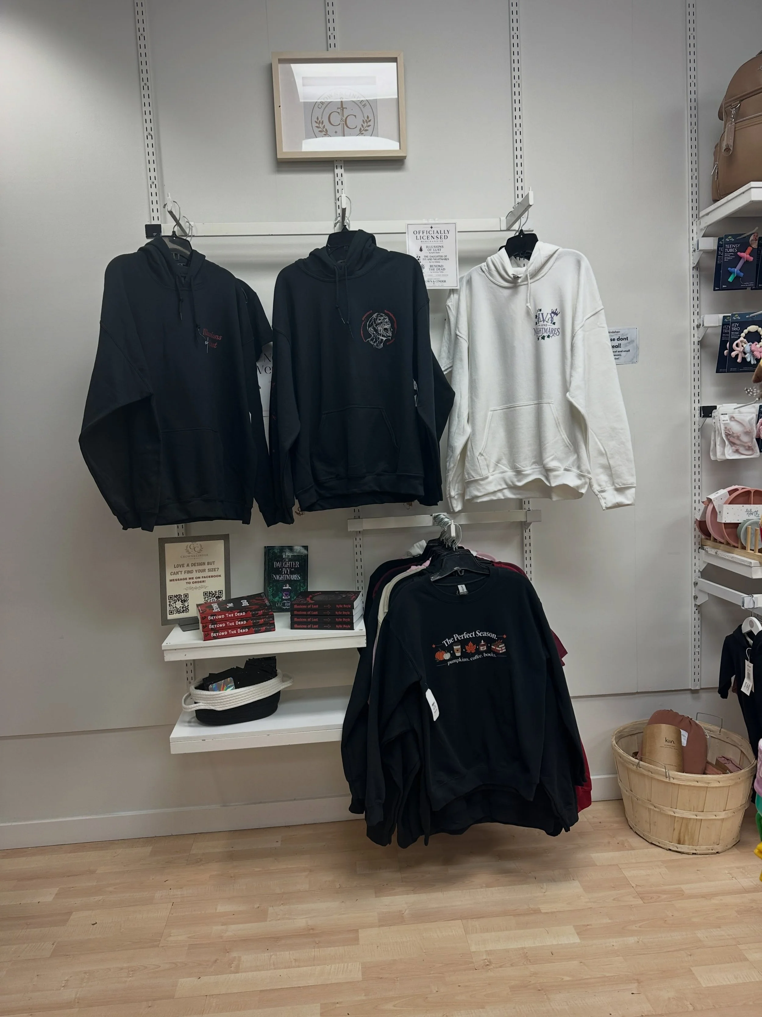 WE&rsquo;RE OFFICIALLY IN TINDAHAN! 🖤📚

You can now shop Crown &amp; Cinder apparel in person at Tindahan, including some of our officially licensed author collabs AND books from the incredible authors we work with. 👀📖

This is such a huge little