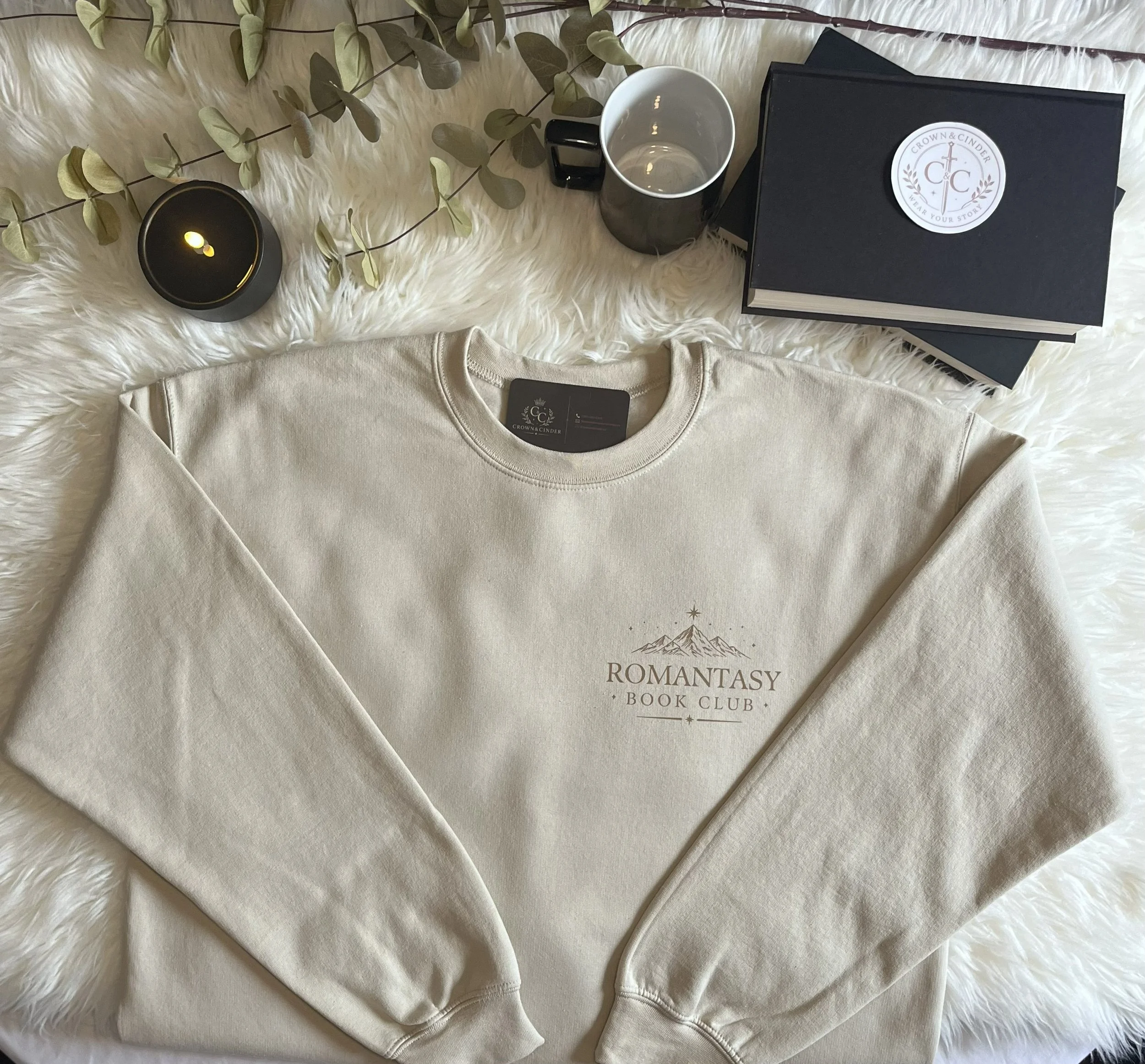 Romantasy Book Club Crewneck Front.jpeg
