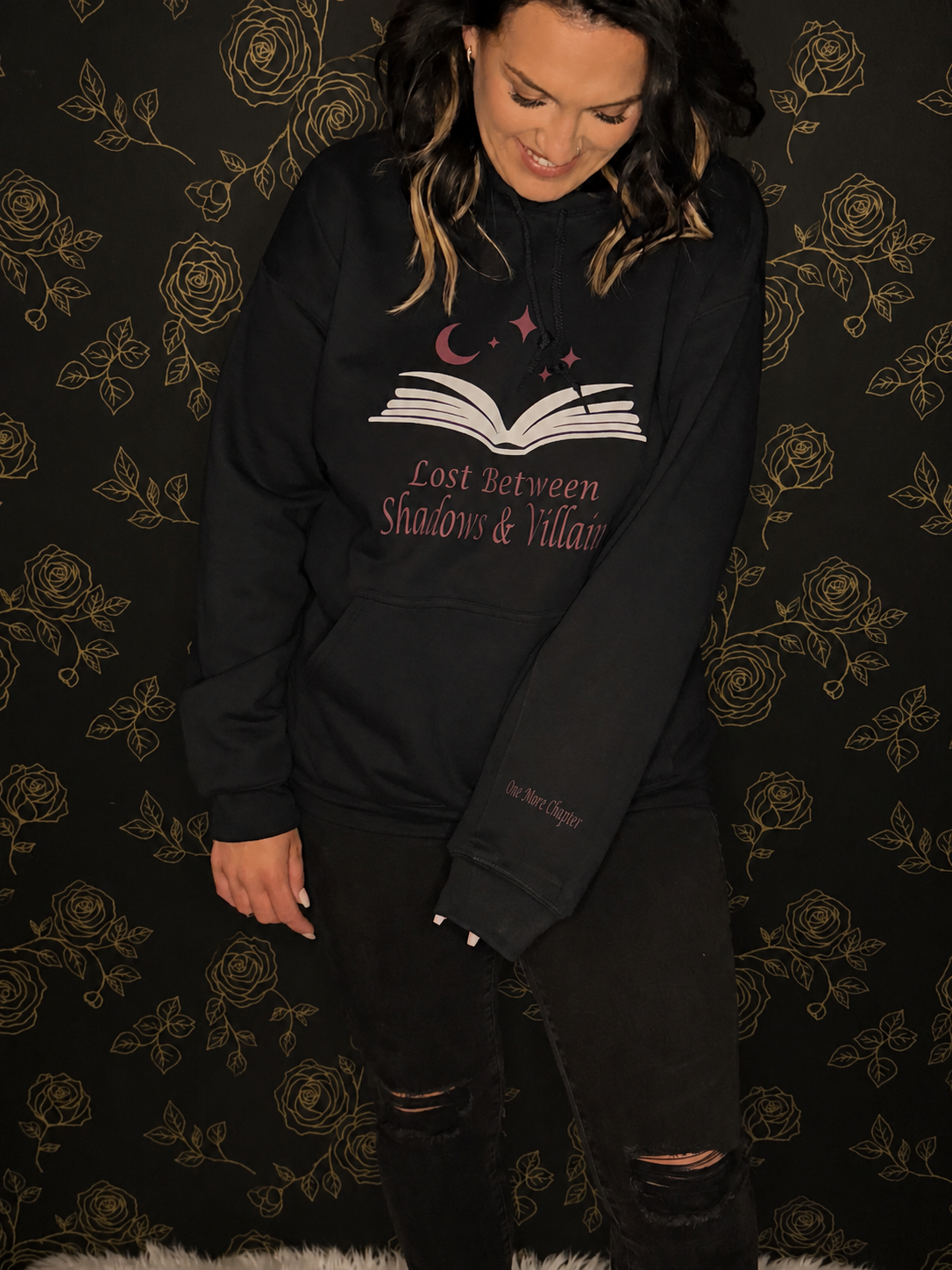 Lost Between Shadows and Villains Hoodie