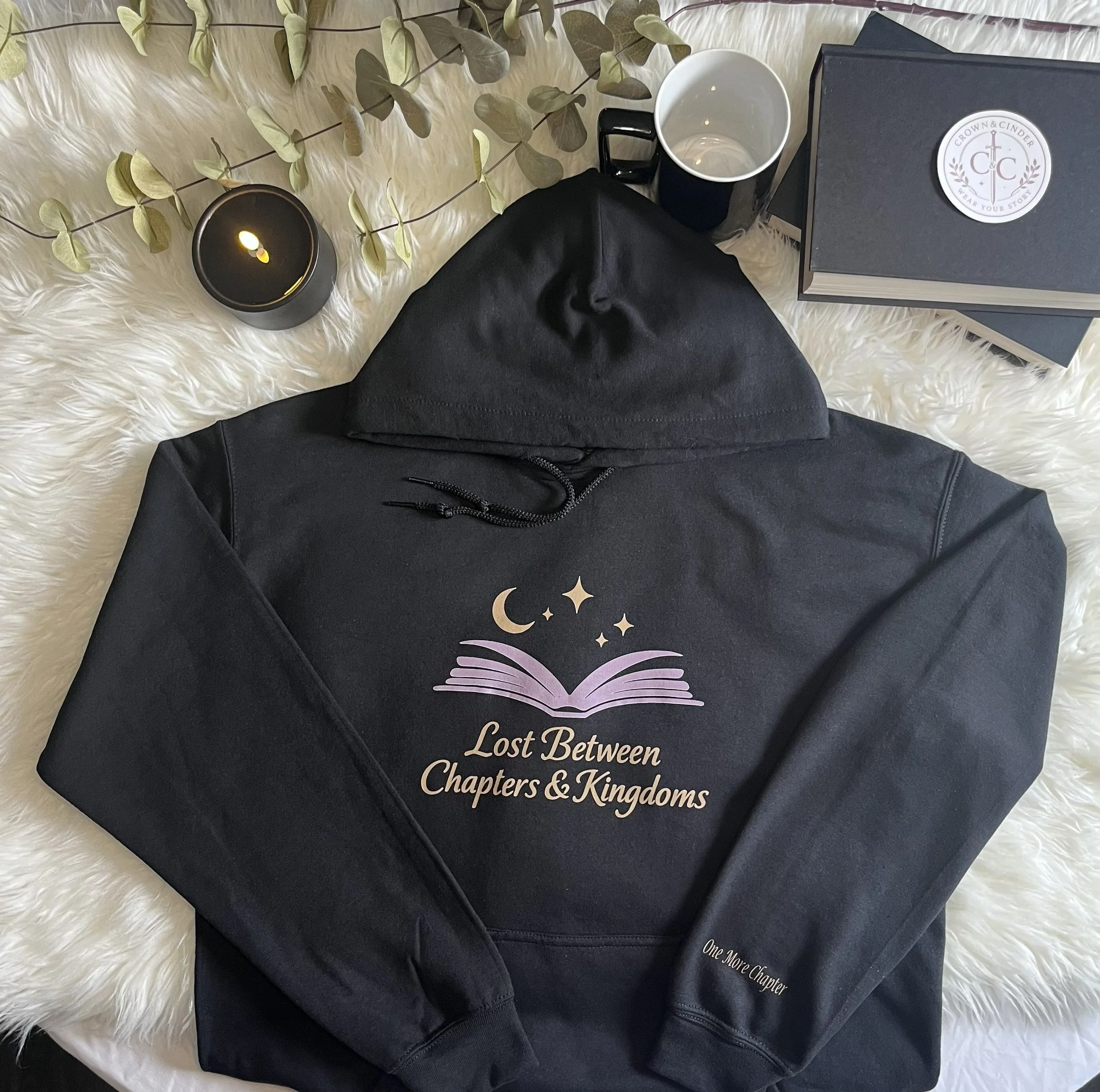 Lost Between Chapters and Kingdoms Hoodie.jpeg