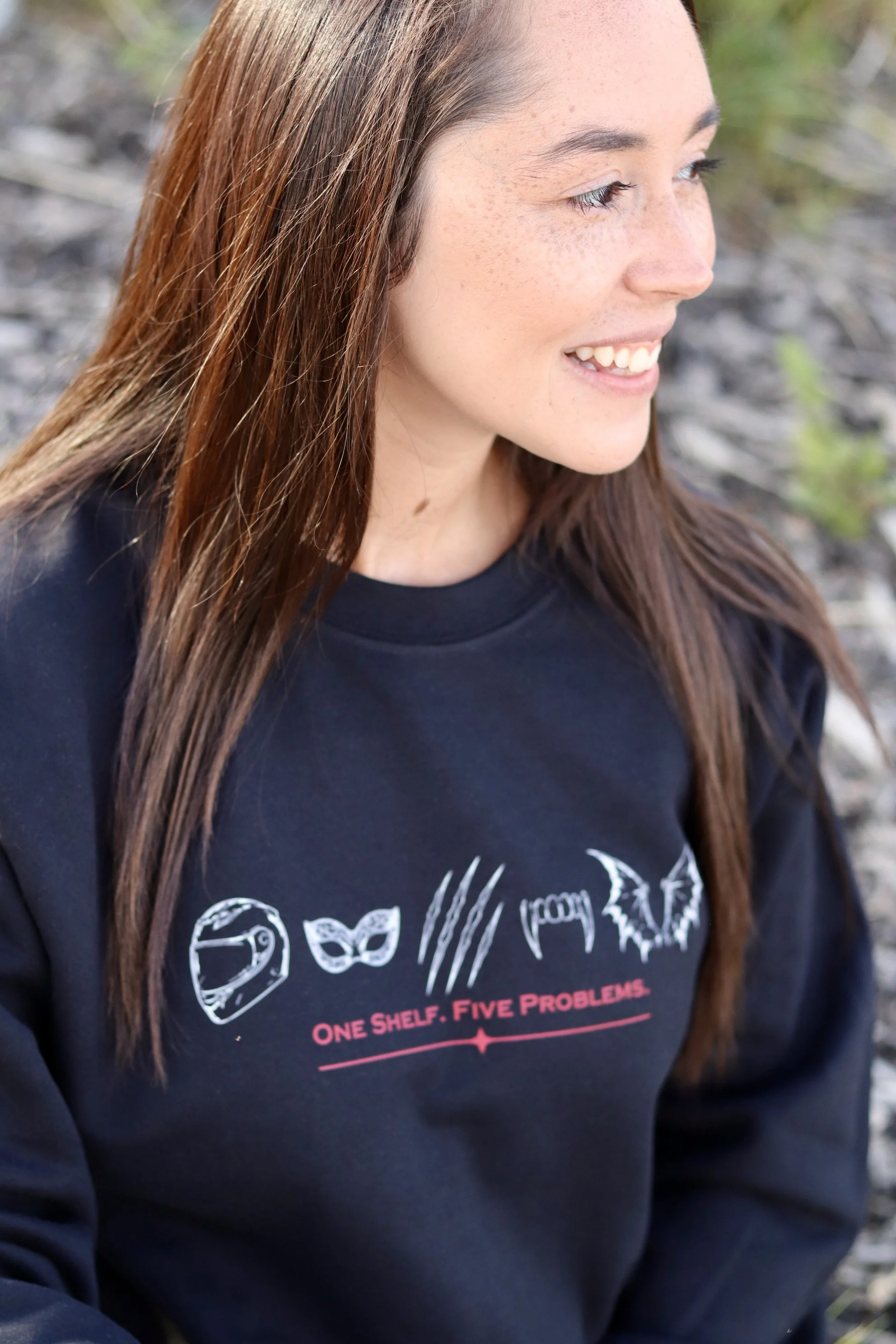 1 Shelf, 5 Problems Crewneck