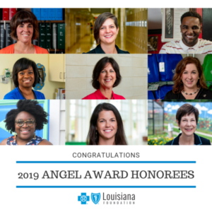 Blue Cross Foundation Announces 2019 Angel Award Honorees - Louisiana Blue Foundation (Aug 27, 2019)