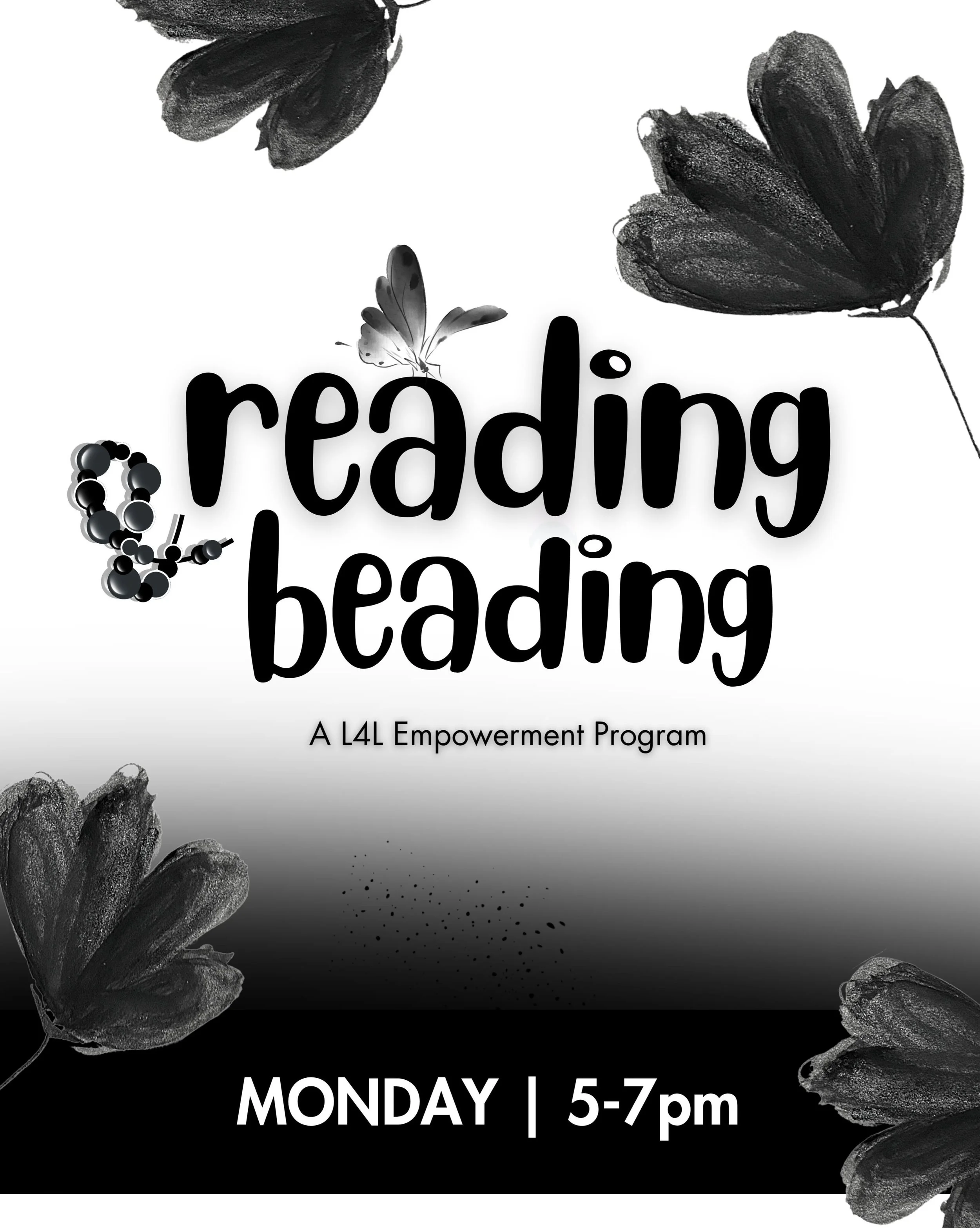 Reading &amp; Beading with Ms Tina continues this Monday 5-7pm  @youthcitylab_br . This free literacy based girls empowerment program combines reading, hands on art making, time for chats while establishing a safe welcoming space for girls to be them
