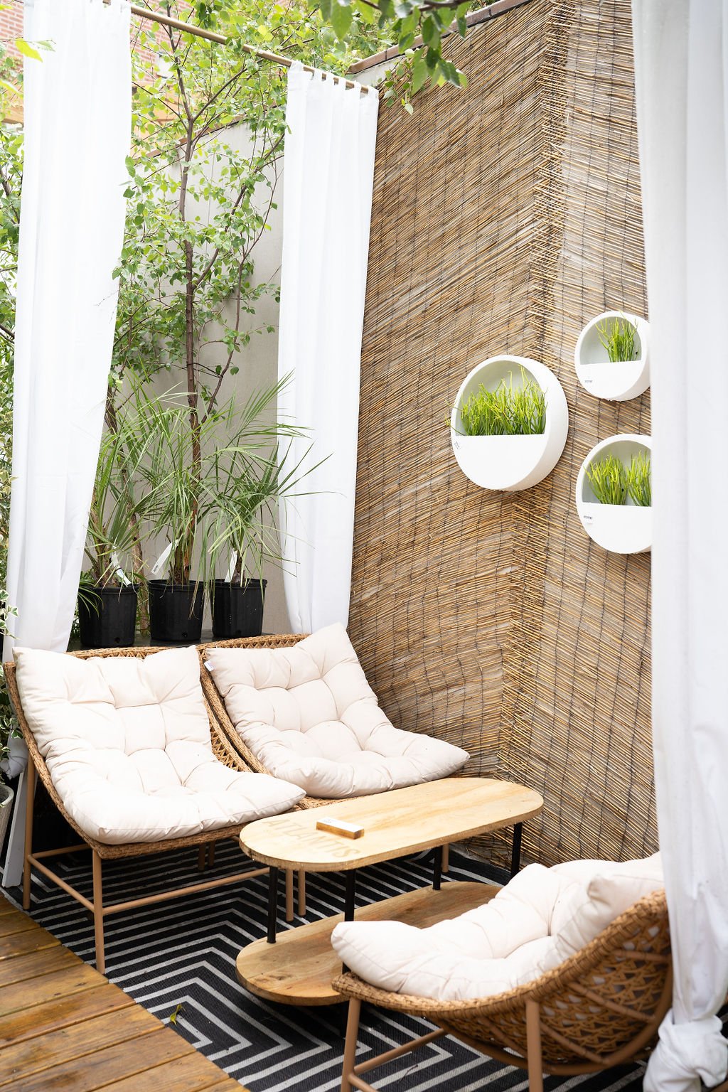 Boho sitting area