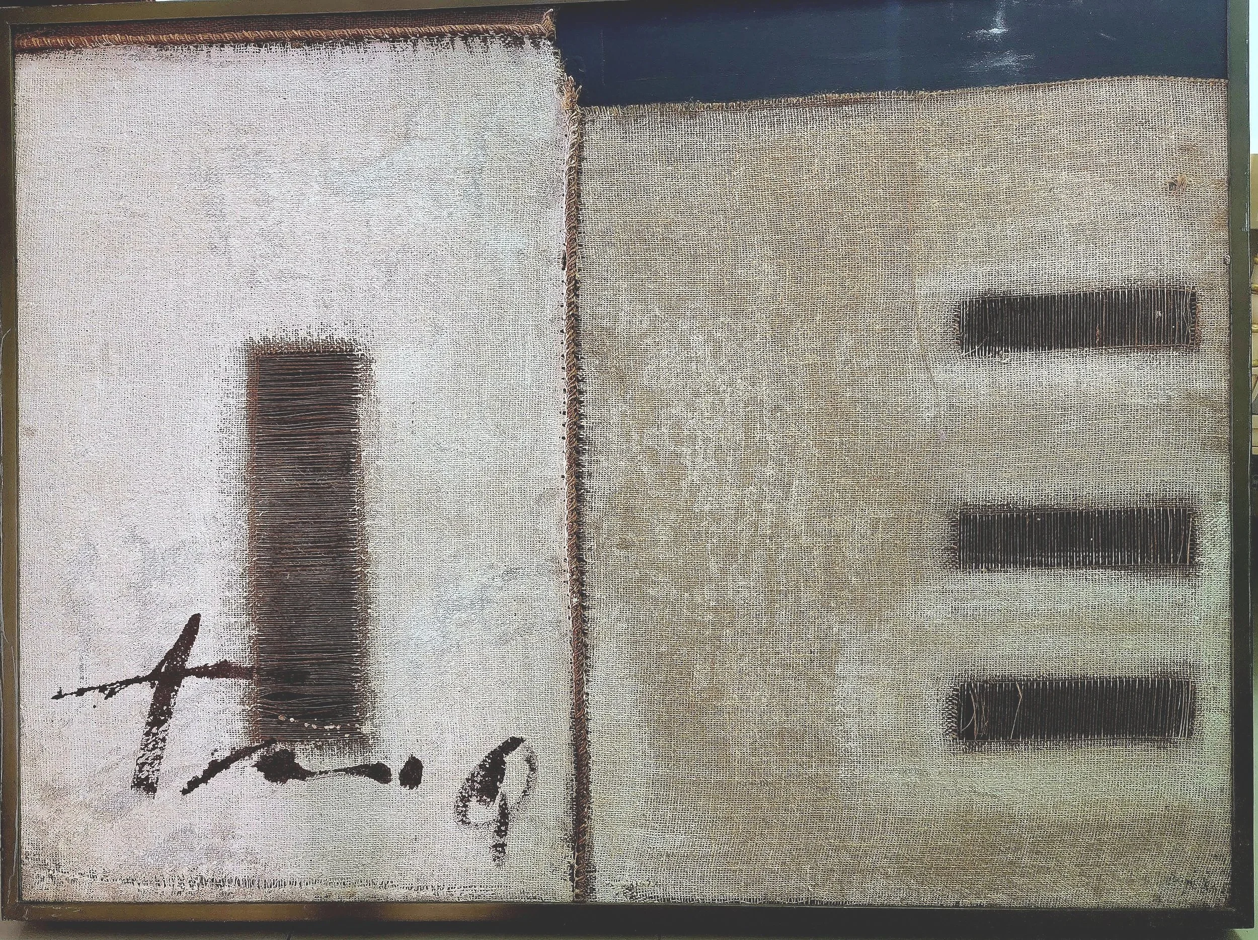 "Raum o.T.#10" by Peter Hoffman - Mixed Media Masterpiece