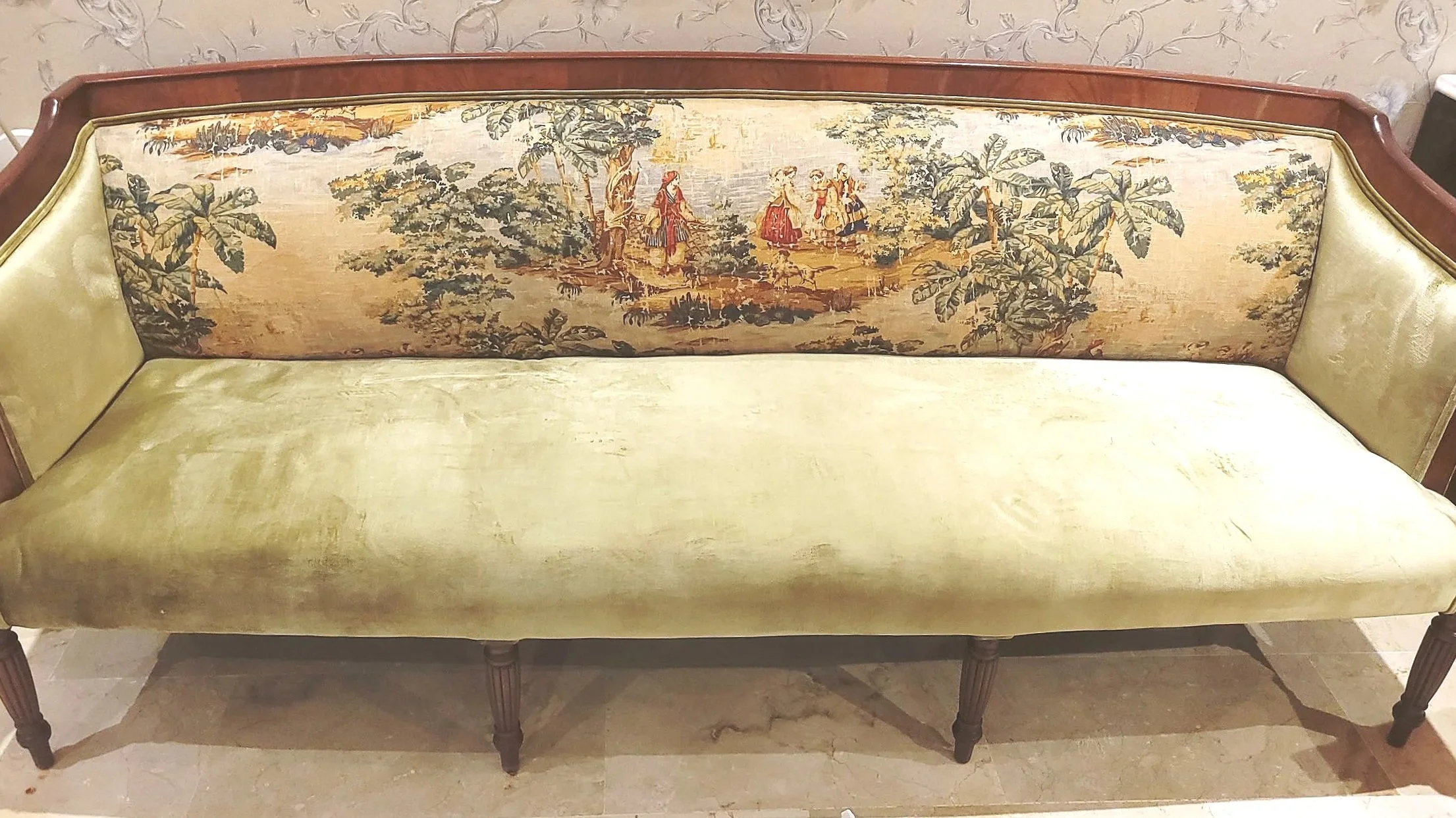 Exquisite French Louis XVI Style Sofa