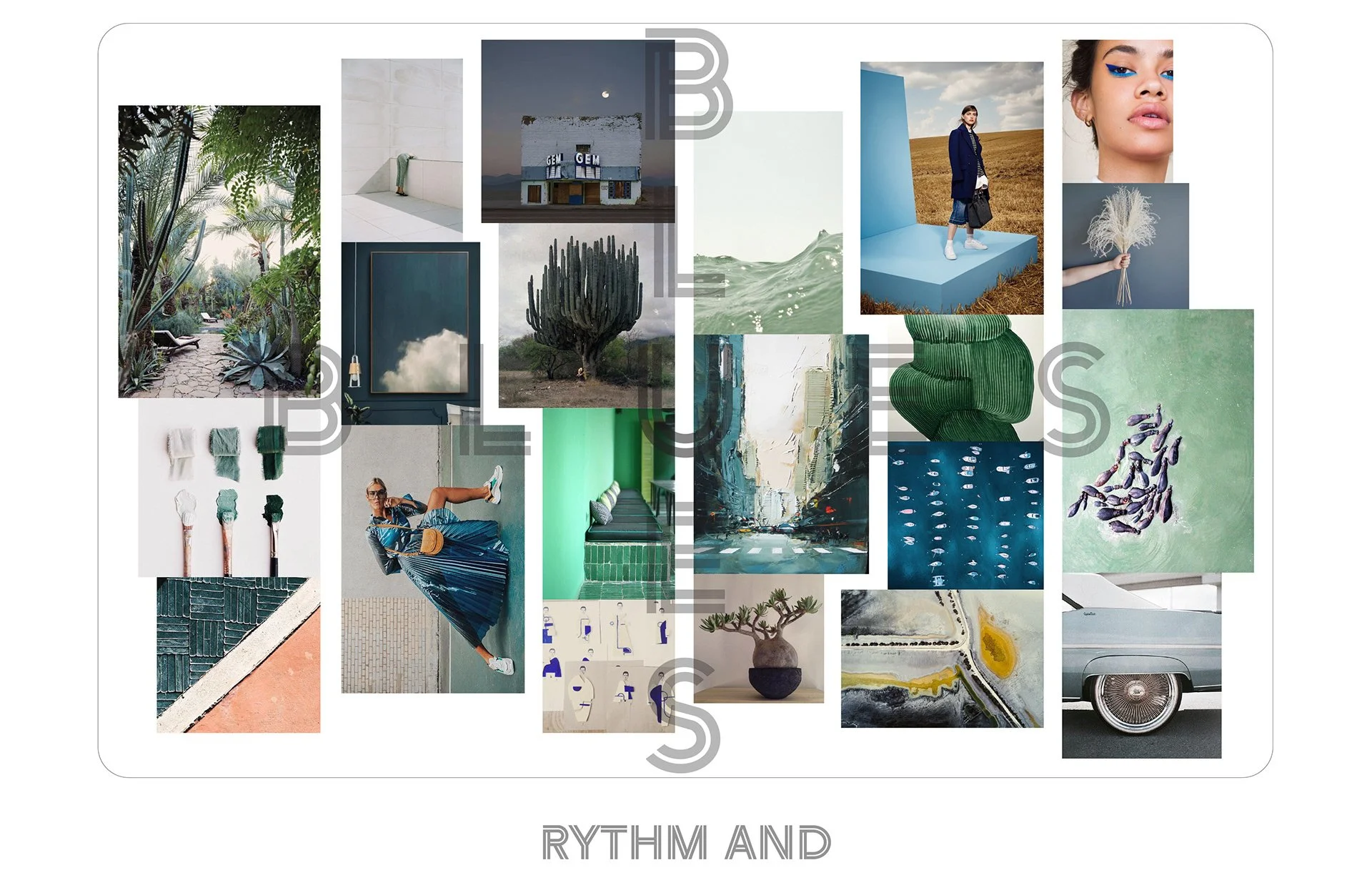 RHYTHM AND BLUES MOOD BOARD