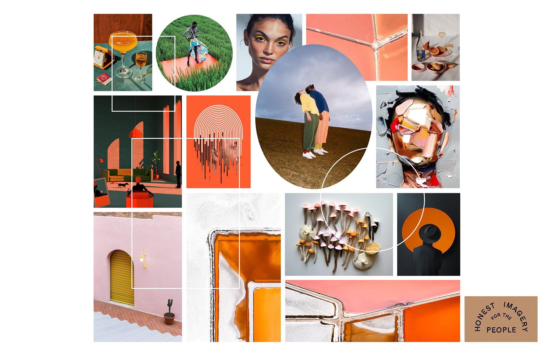 HONEST IMAGERY FOR THE PEOPLE MOOD BOARD