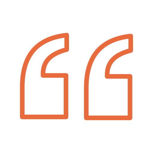 Outline of a pair of quotation marks.