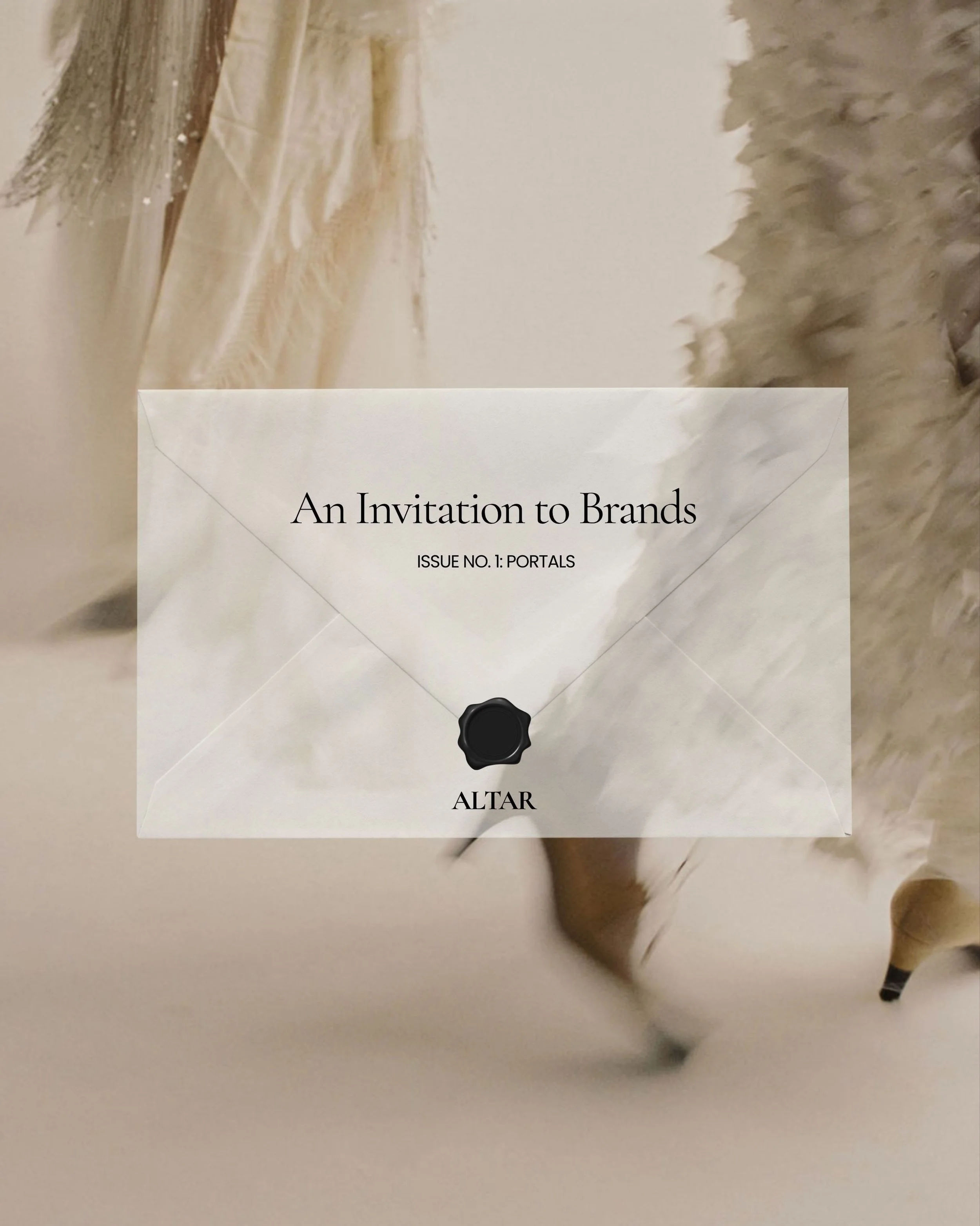 An invitation to brands.

As we prepare to send the first print issue of Altar into the world, we&rsquo;re opening a small number of spaces for advertising, partnerships, and collaboration. We&rsquo;re interested in brands that feel at home in the wo