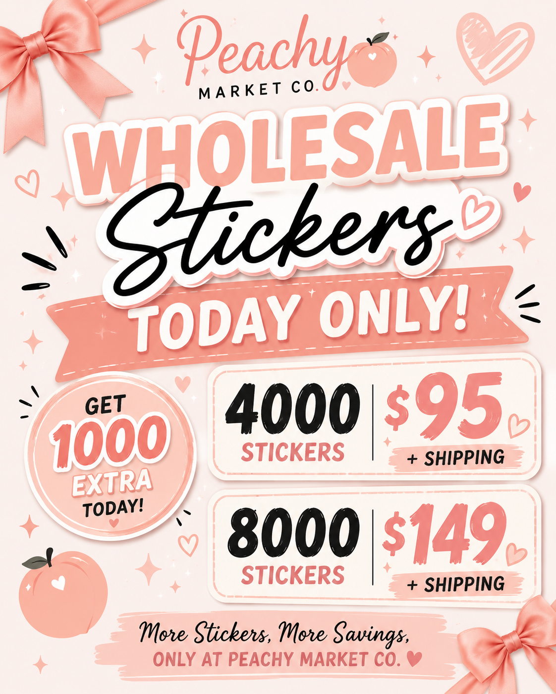 Wholesale Stickers TODAY ONLY 1000 FREE