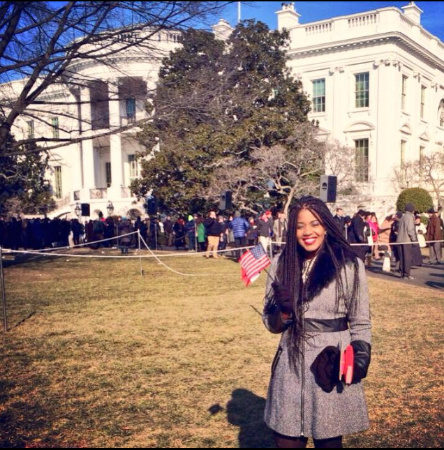 Gianna Judkins at the White House