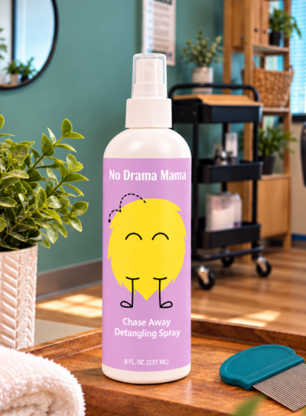 No Drama Mamas - Preventative Peppermint Detangling Spray 8oz
