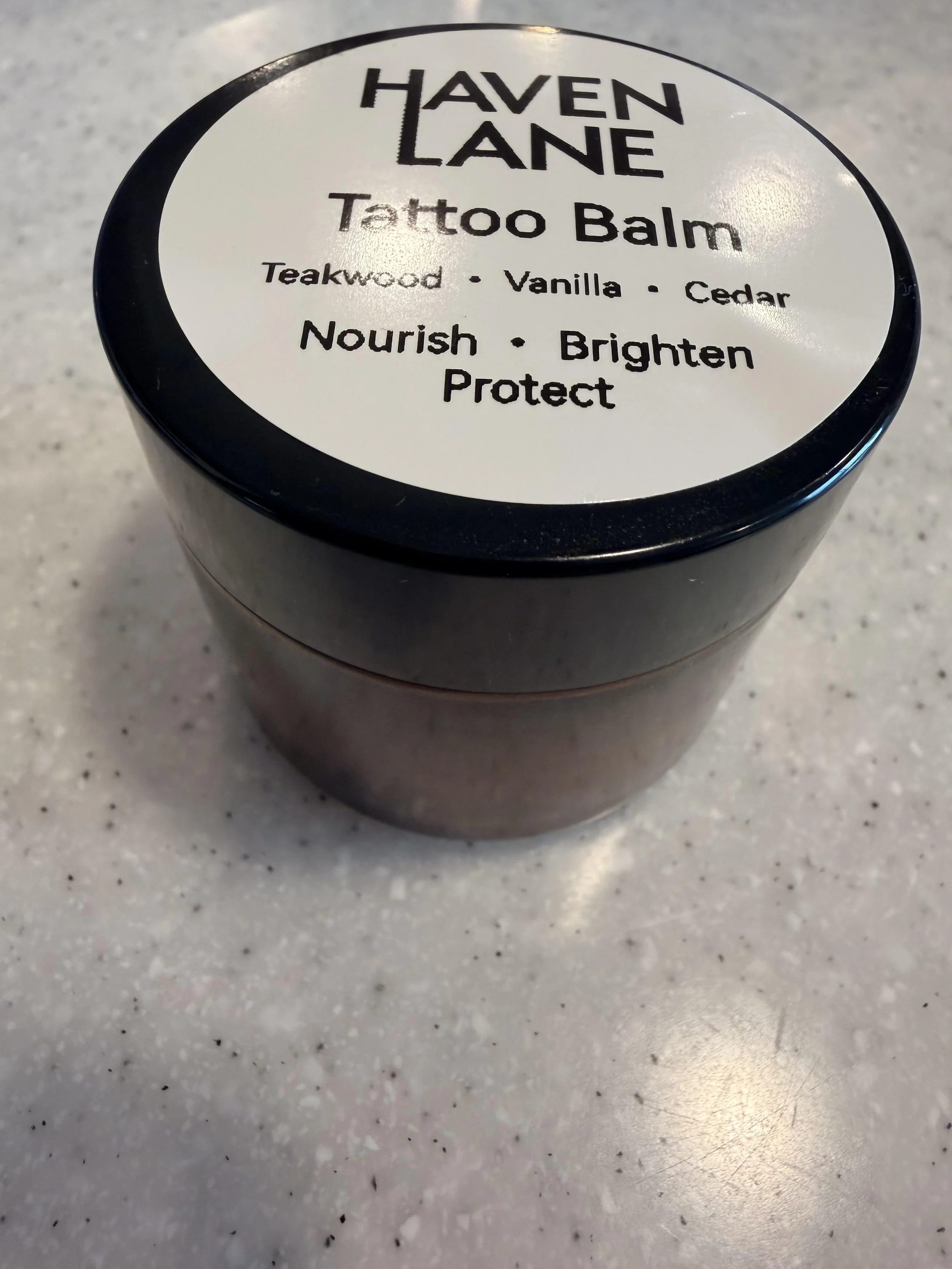 Tattoo Balm--Teakwood with Vanilla & Cedar